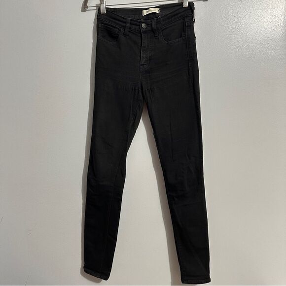 Madewell Roadtripper Jeans in Bennett Black size 24 - Picture 1 of 11